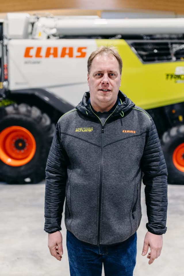 Markus Maisser, Leiter Erntetechnik bei Landtechnik Schuster, top Betreuung