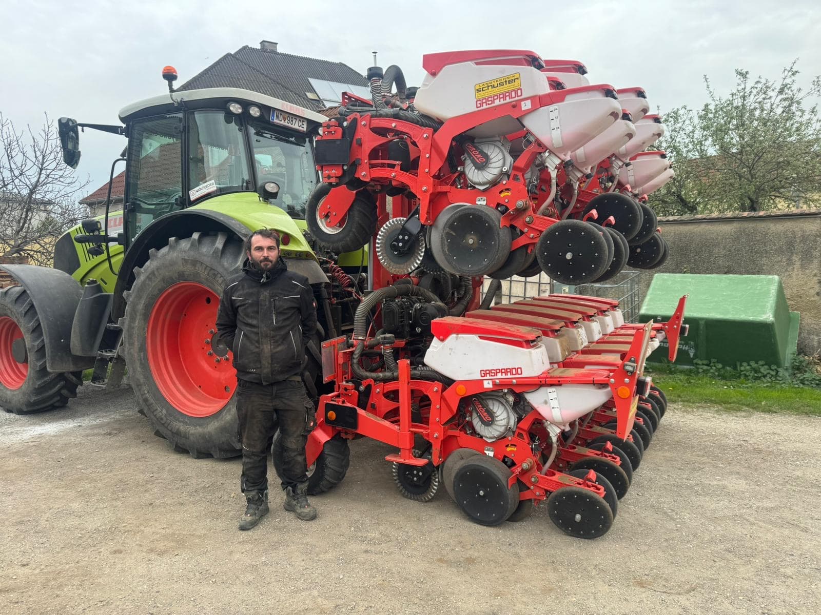 Gabriel Liedl mit seiner neuen Gaspardo Chrono 512